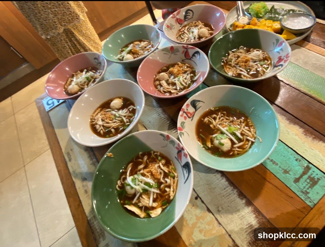 Noodle Bowls and Dessert