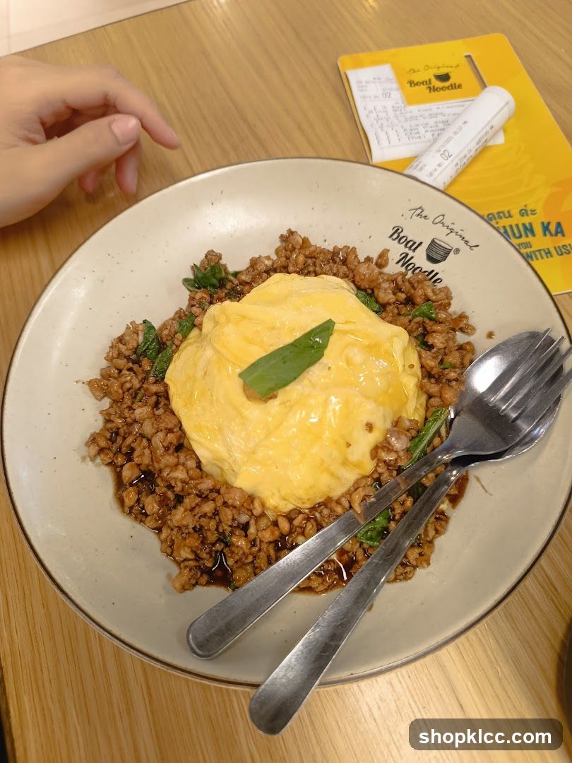Omelette with Minced Meat and Rice