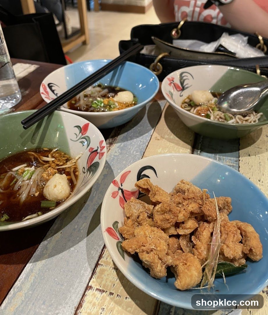Noodle Bowls and Fried Snack
