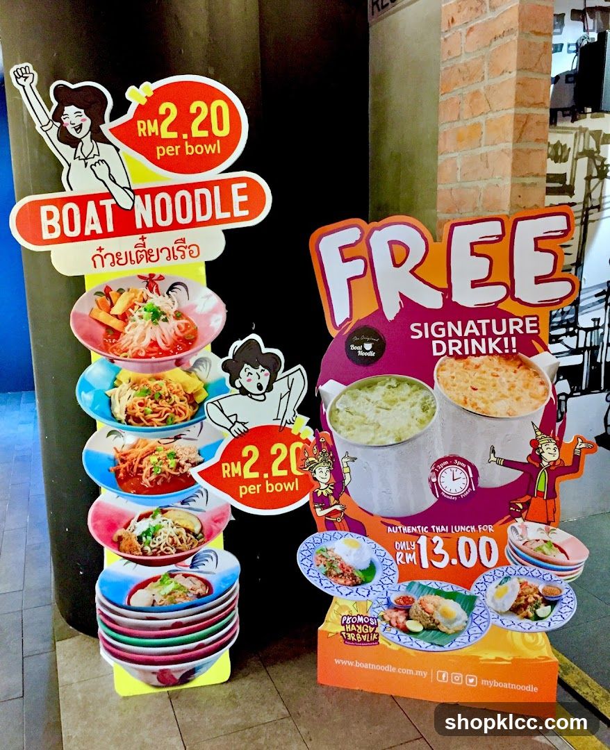 Boat Noodle Promotions