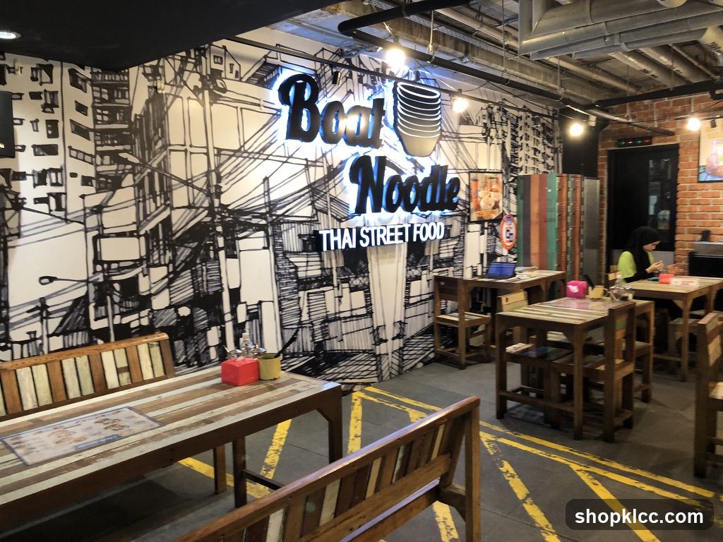 Boat Noodle Thai Street Food Interior