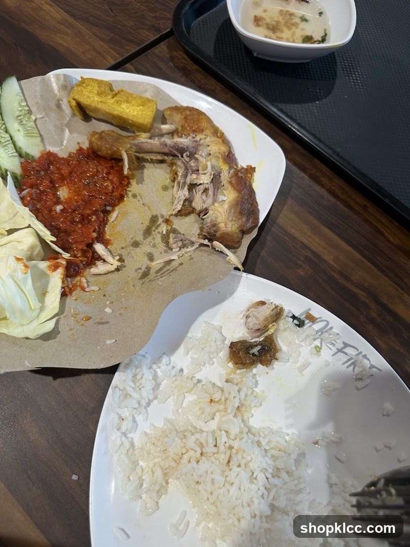 Partially Eaten Meal