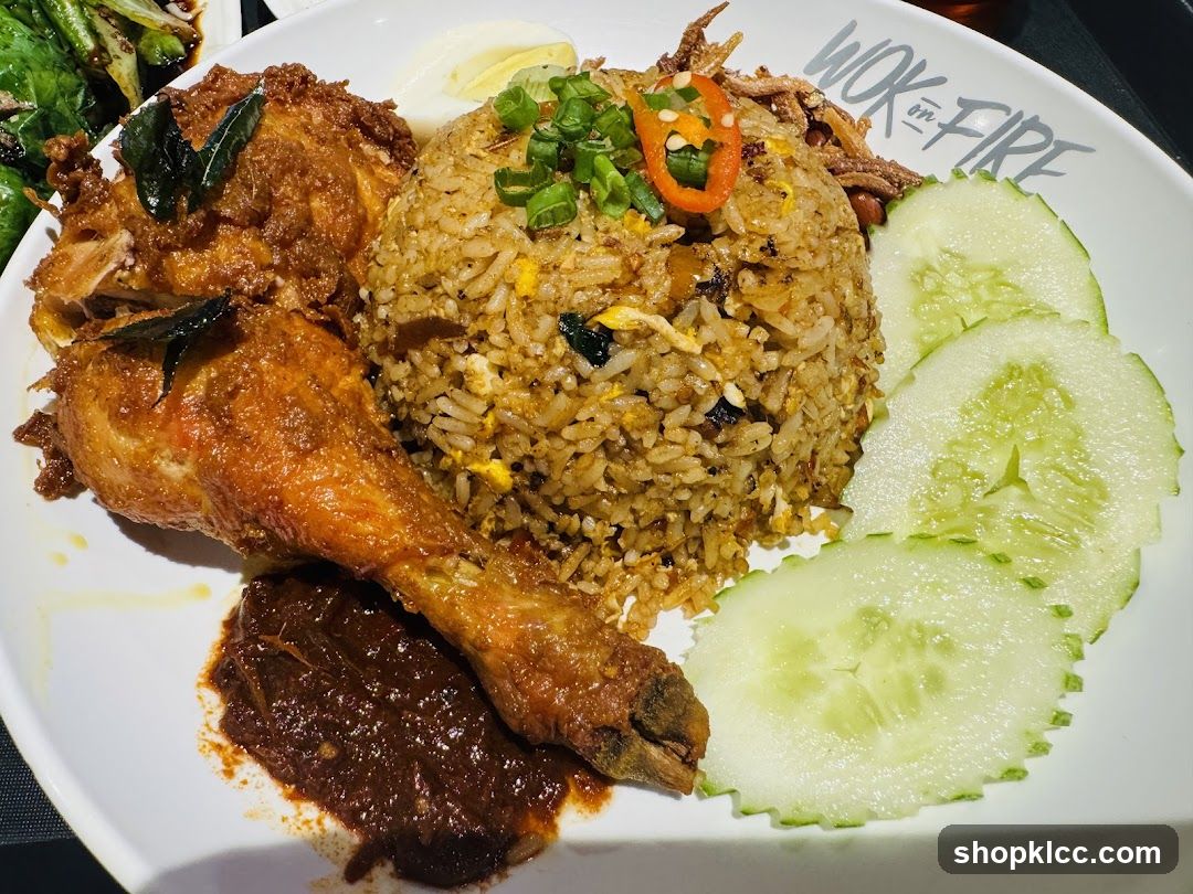 Fried Chicken with Fried Rice