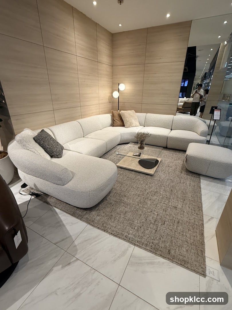 Modern Living Room Display
