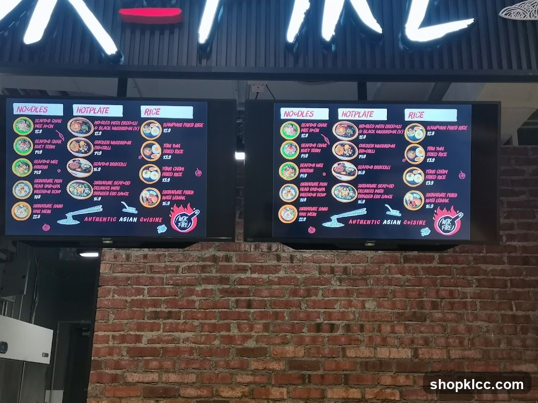 Authentic Asian Cuisine Menu