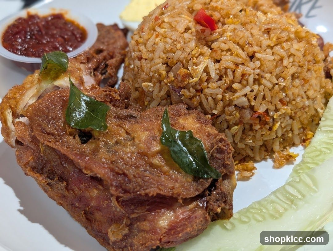 Fried Chicken and Rice