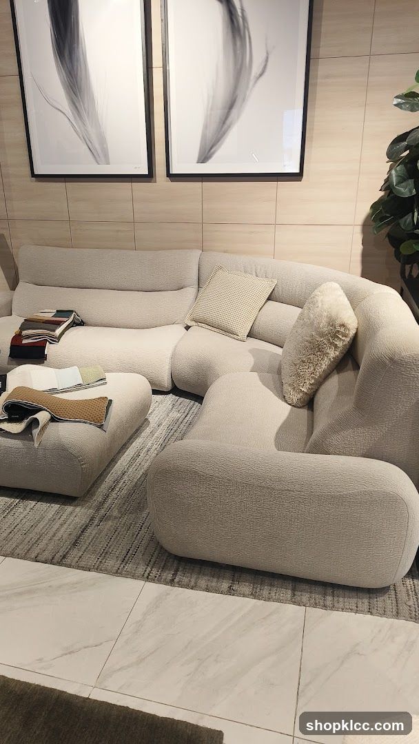 Modern Living Room Display