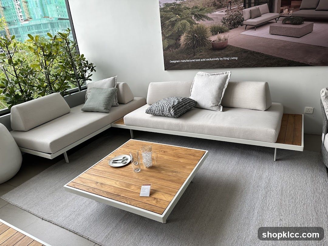Outdoor Living Space Display