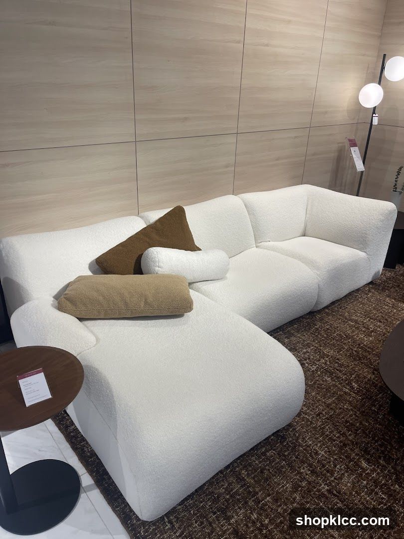 Modern White Sectional Sofa