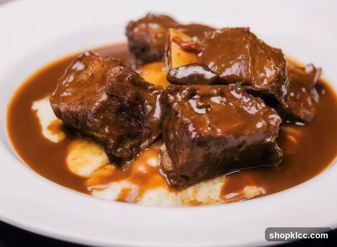 Braised Beef with Mashed Potatoes