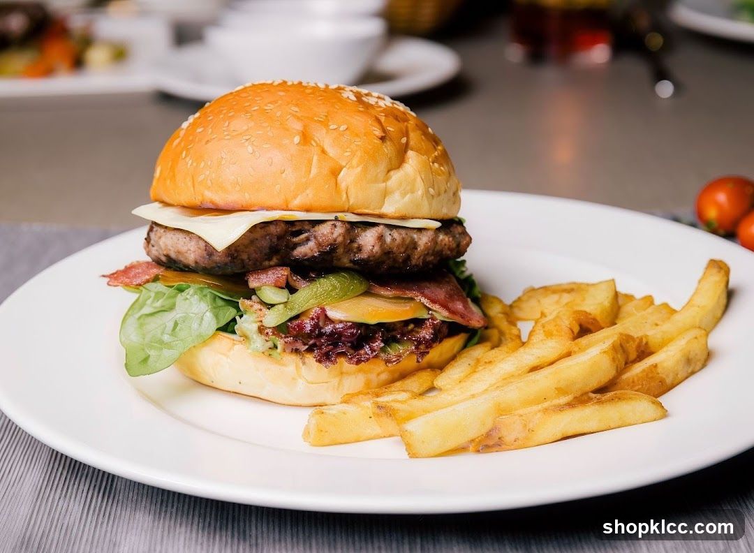 Burger and Fries