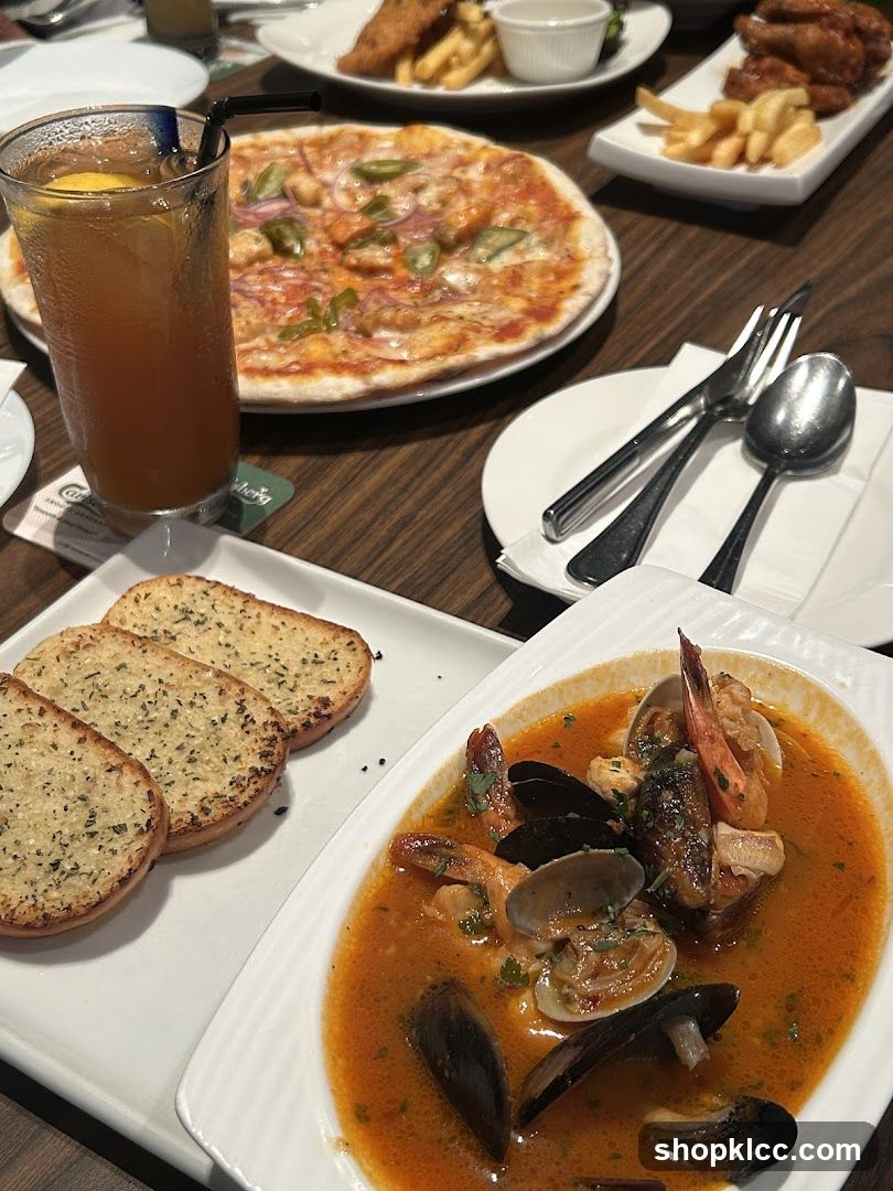 Table with Food and Drinks