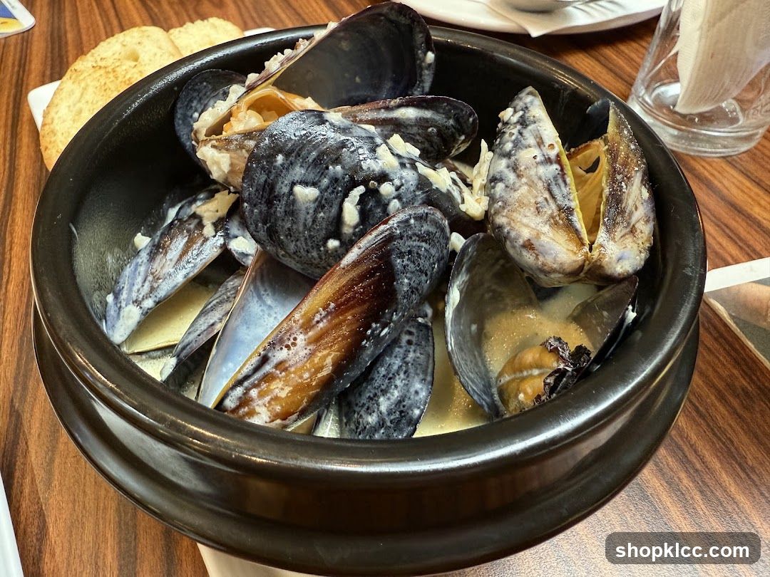 Mussels in Cream Sauce