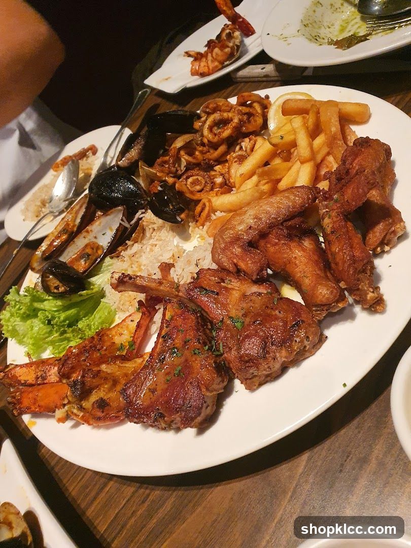 Seafood and Meat Platter