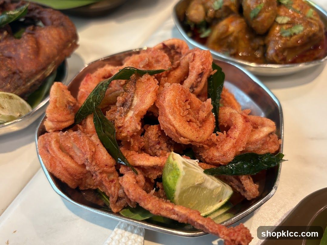 Fried Calamari and Other Dishes