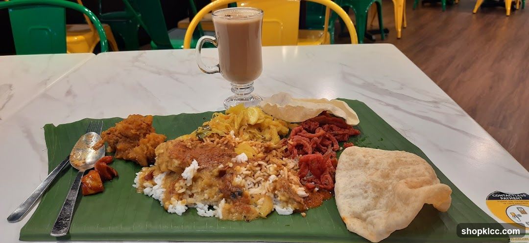 Indian Meal with Tea