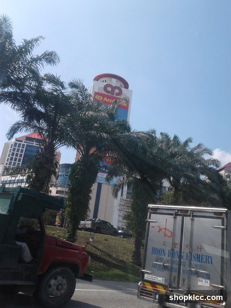 AmBank Building and Trucks
