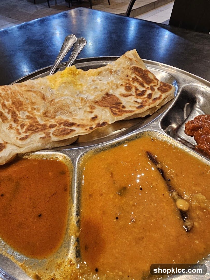 Roti Canai with Curries