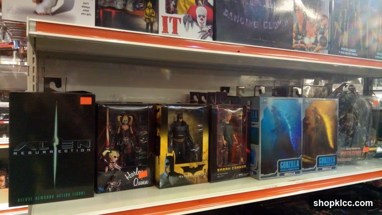 Action Figures on Shelf