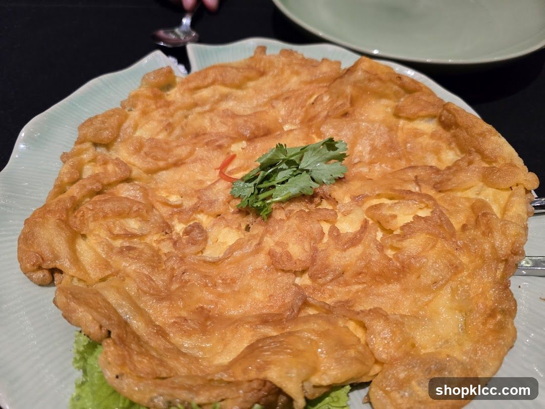 Omelet on a Plate