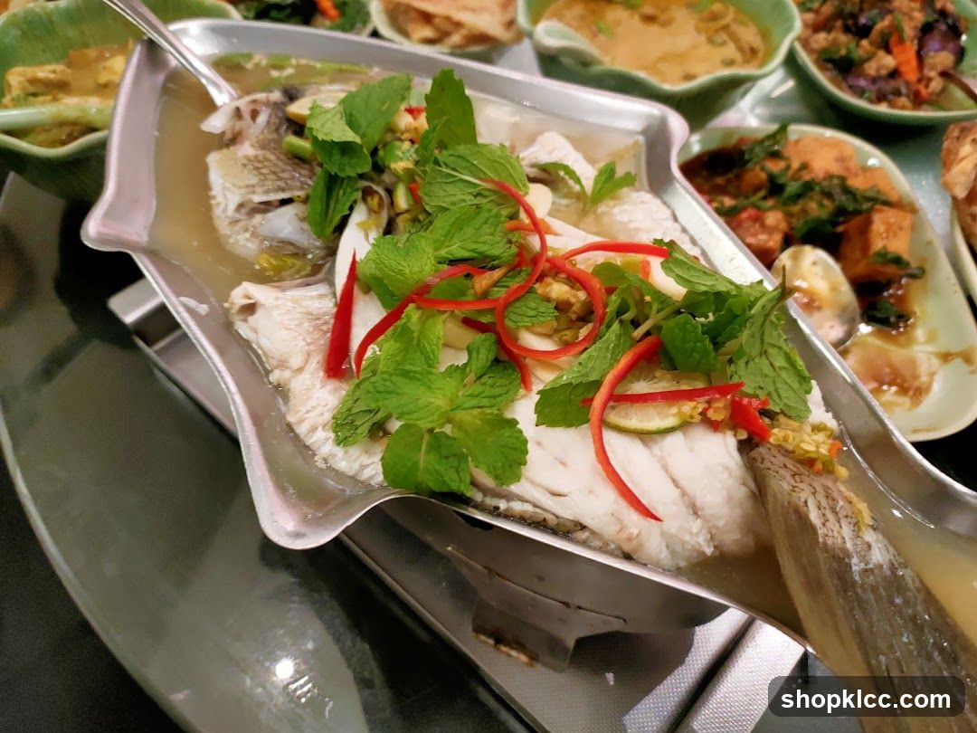 Steamed Fish with Lime and Chili