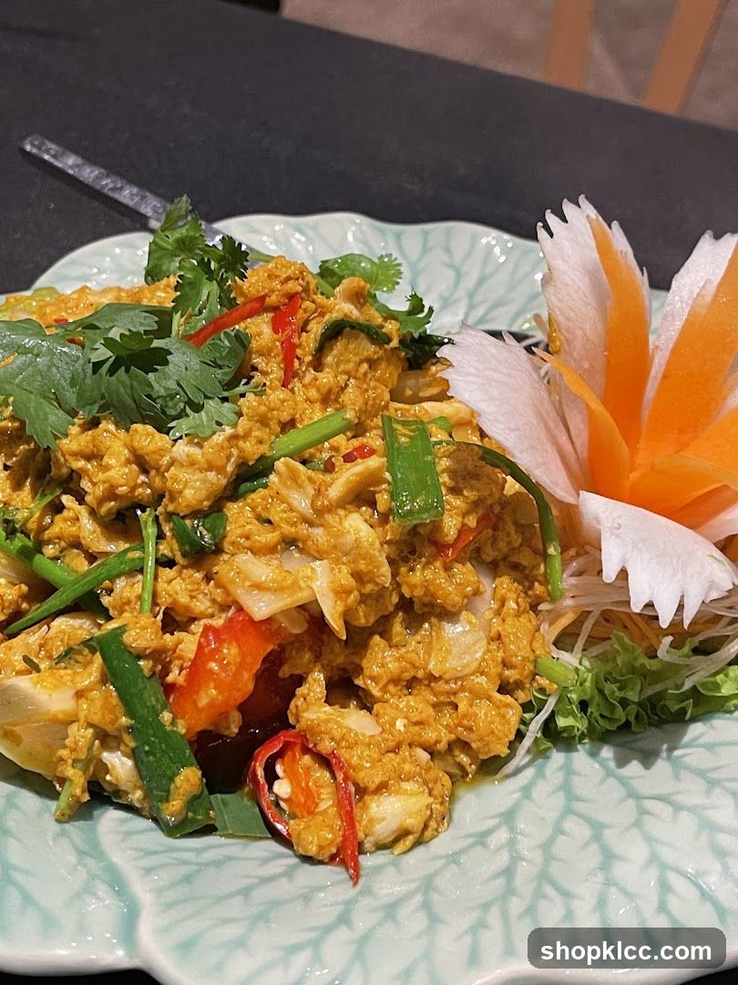 Curry Crab Dish