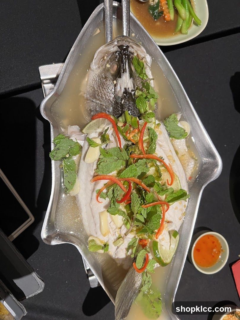 Steamed Fish with Lime and Chili