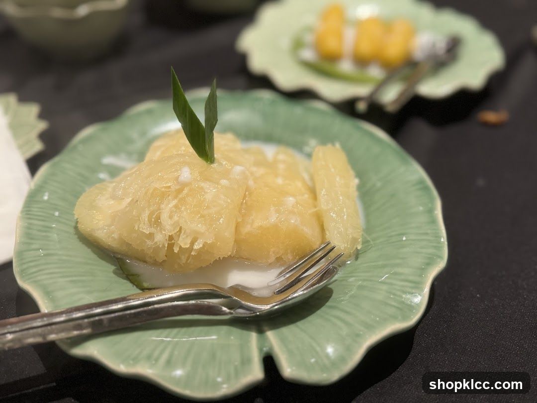 Dessert with Coconut Milk