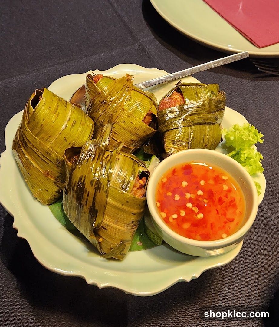 Chicken Wrapped in Pandan Leaves