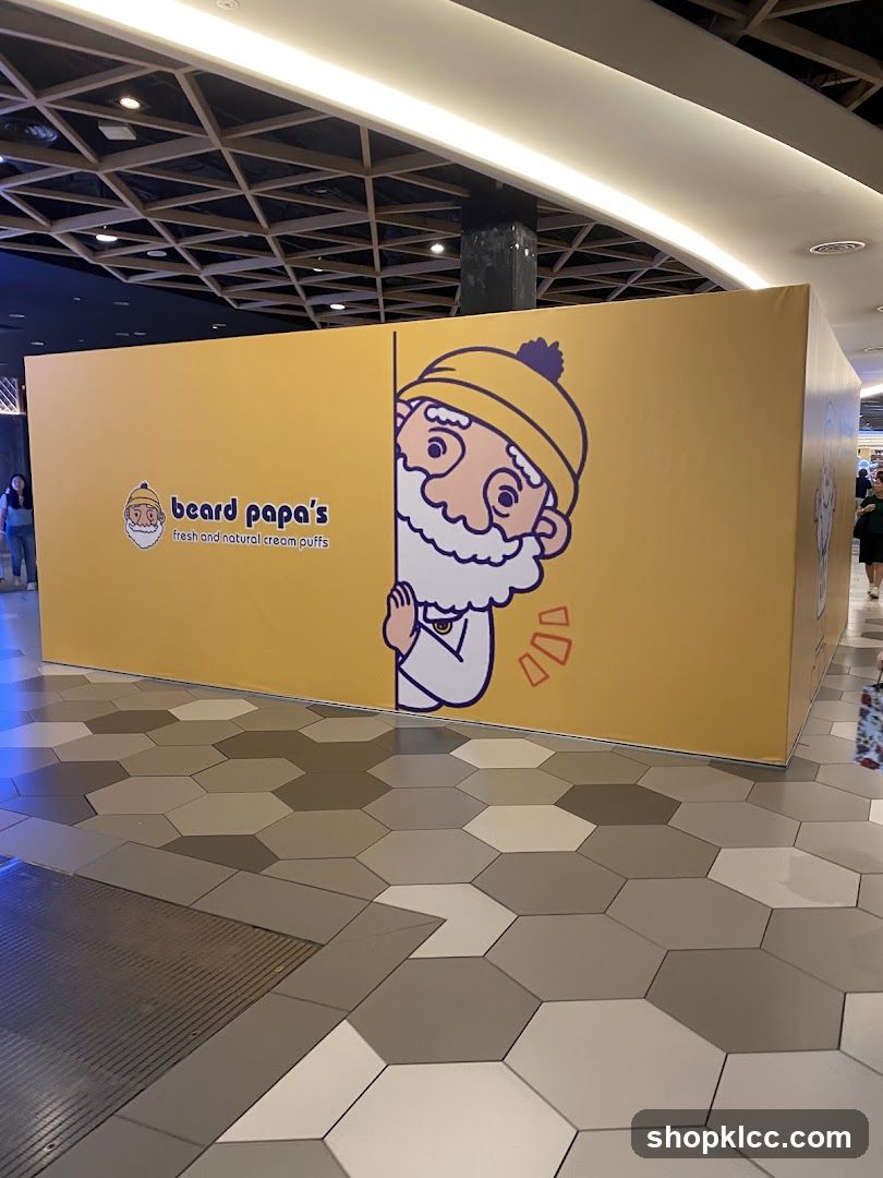 Beard Papa's temporary barrier