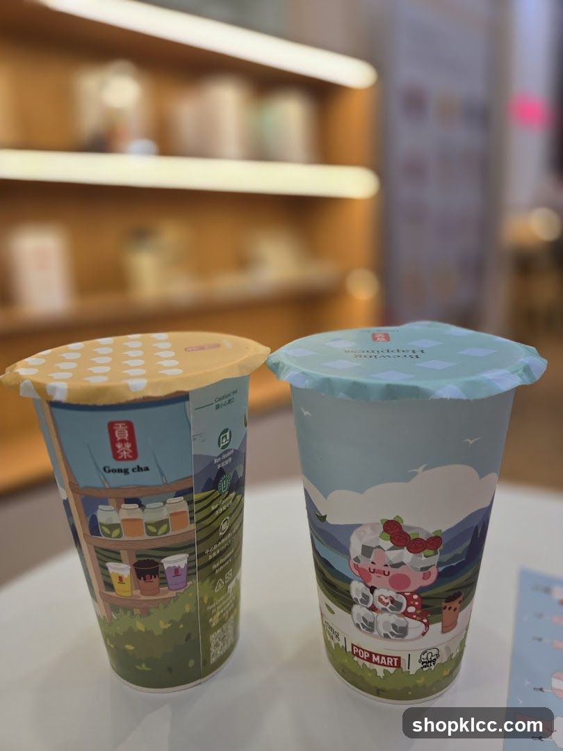 Gong Cha Bubble Tea Cups