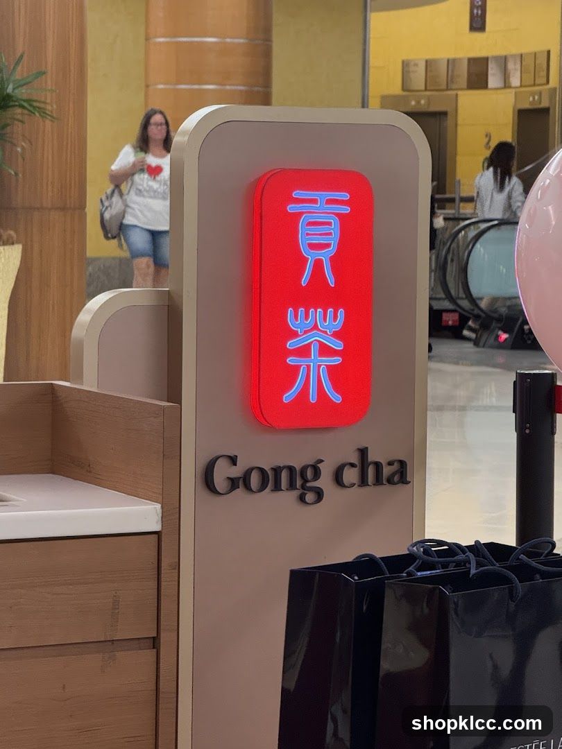 Gong Cha Signage