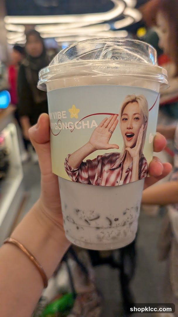 Gong Cha Drink with Celebrity Image