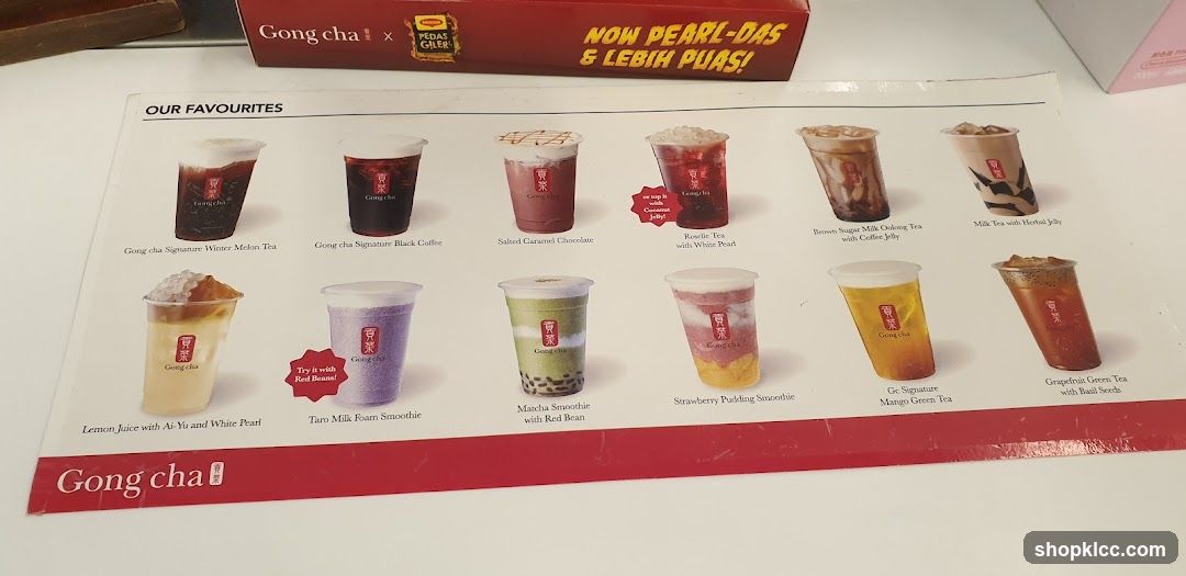 Gong cha Favourites