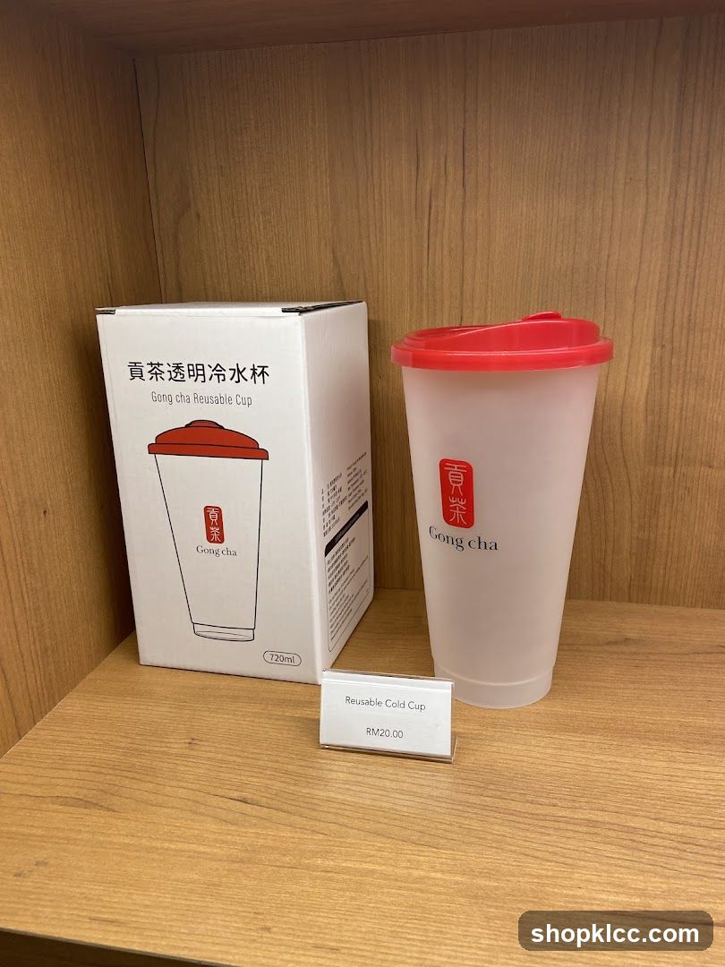 Gong cha Reusable Cup