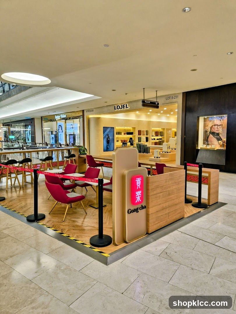 Gong Cha Bubble Tea Stall