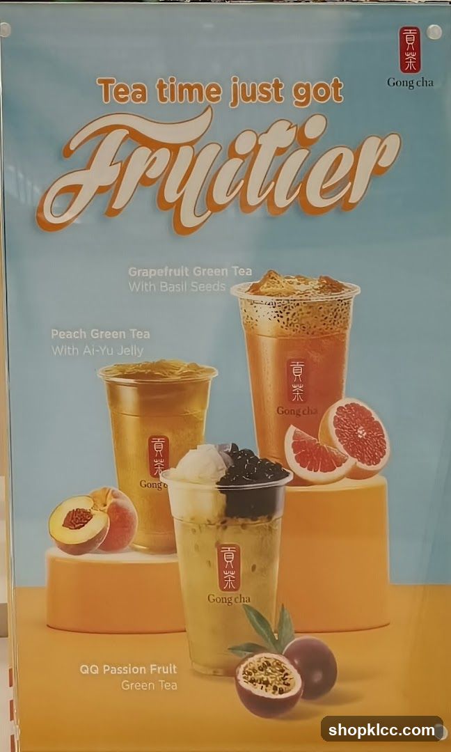 Gong Cha Fruit Tea Promotion