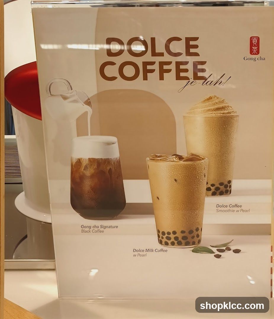 Dolce Coffee Menu