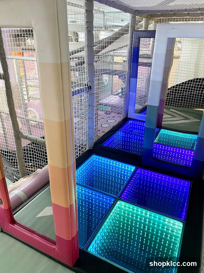Infinity Mirror Floor in Play Area
