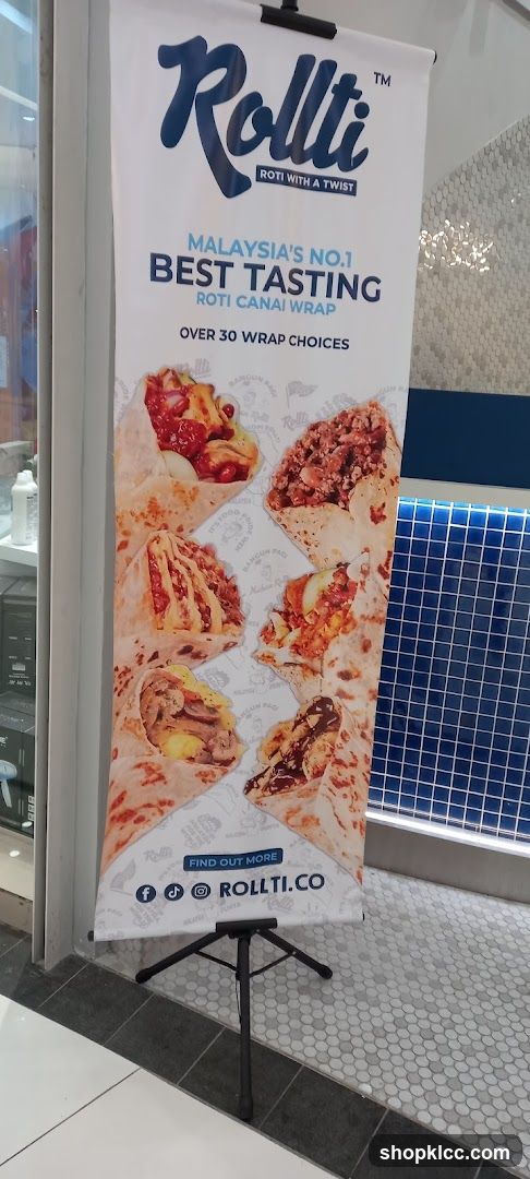 Rollti Roti Canai Wrap Banner