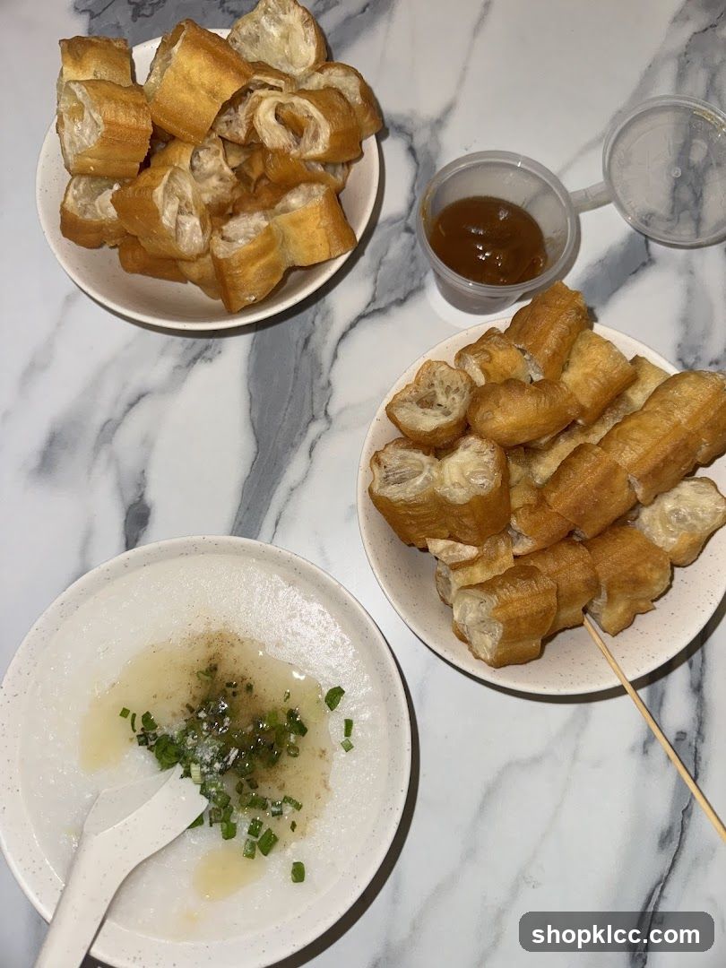 Congee and You Tiao