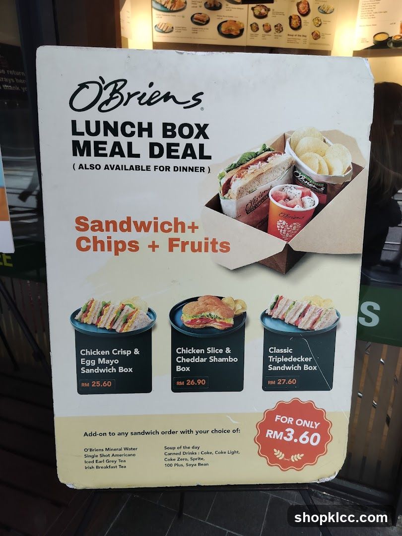 O'Briens Lunch Box Meal Deal