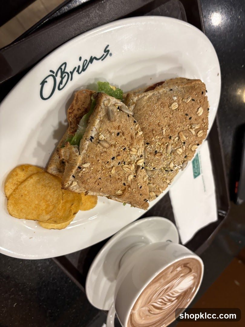 Sandwich and Coffee
