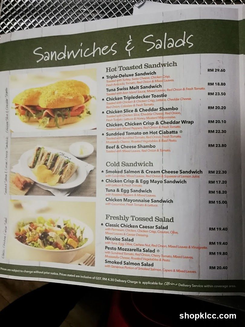 Sandwiches & Salads