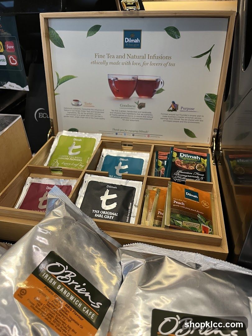 Dilmah Tea Selection and O'Brien's Potato Chips