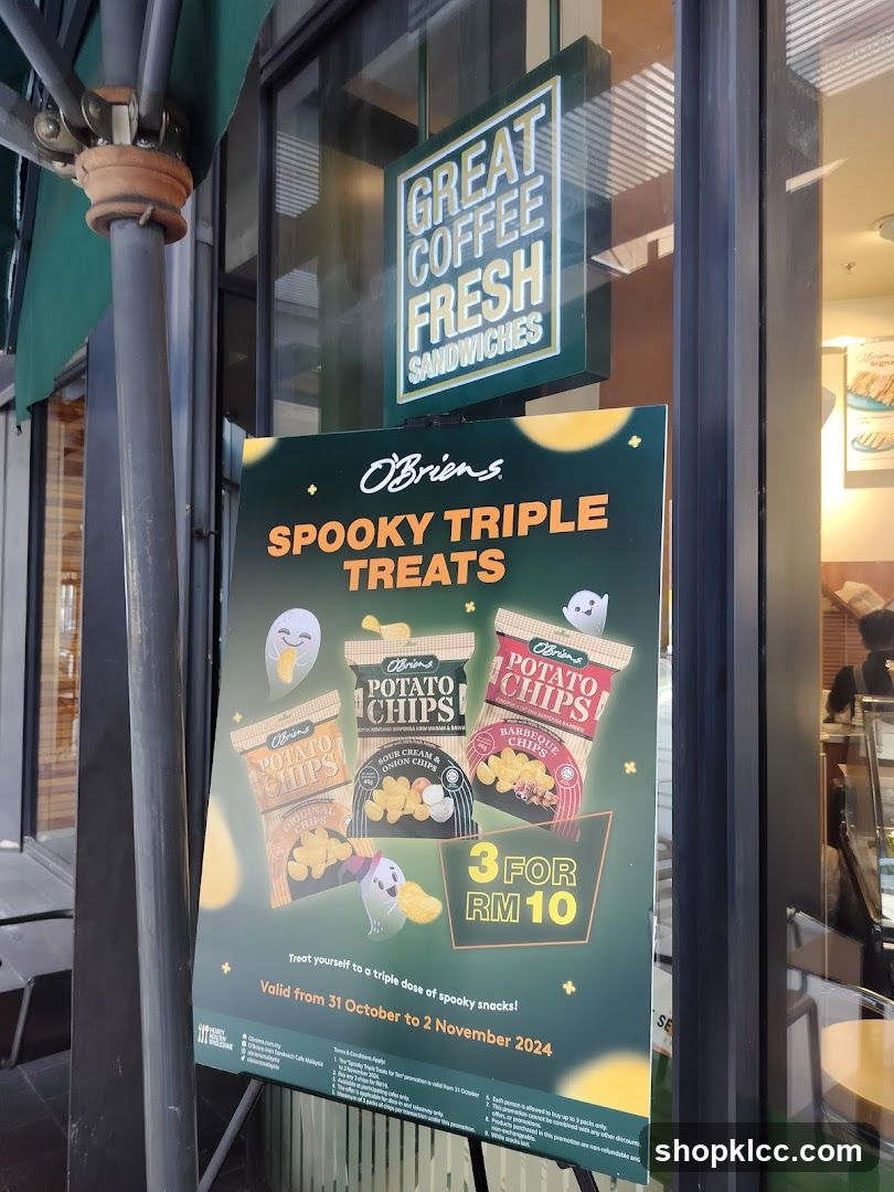 O'Briens Spooky Triple Treats Promotion
