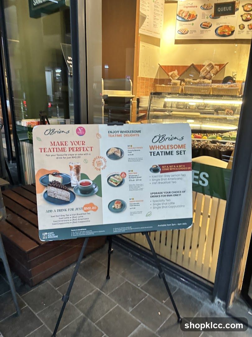 O'Briens Teatime Set Promotion