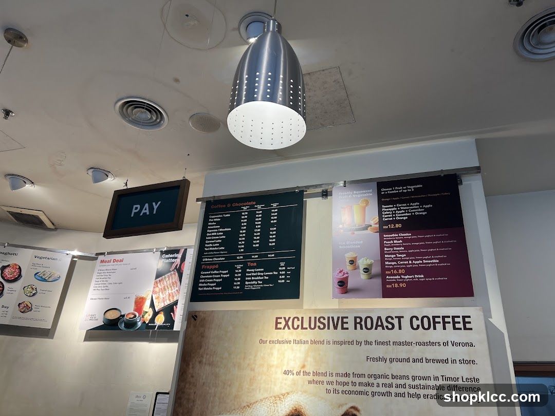 Coffee & Chocolate Menu