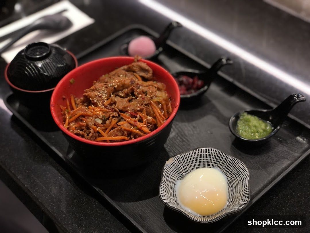 Japanese Rice Bowl Meal