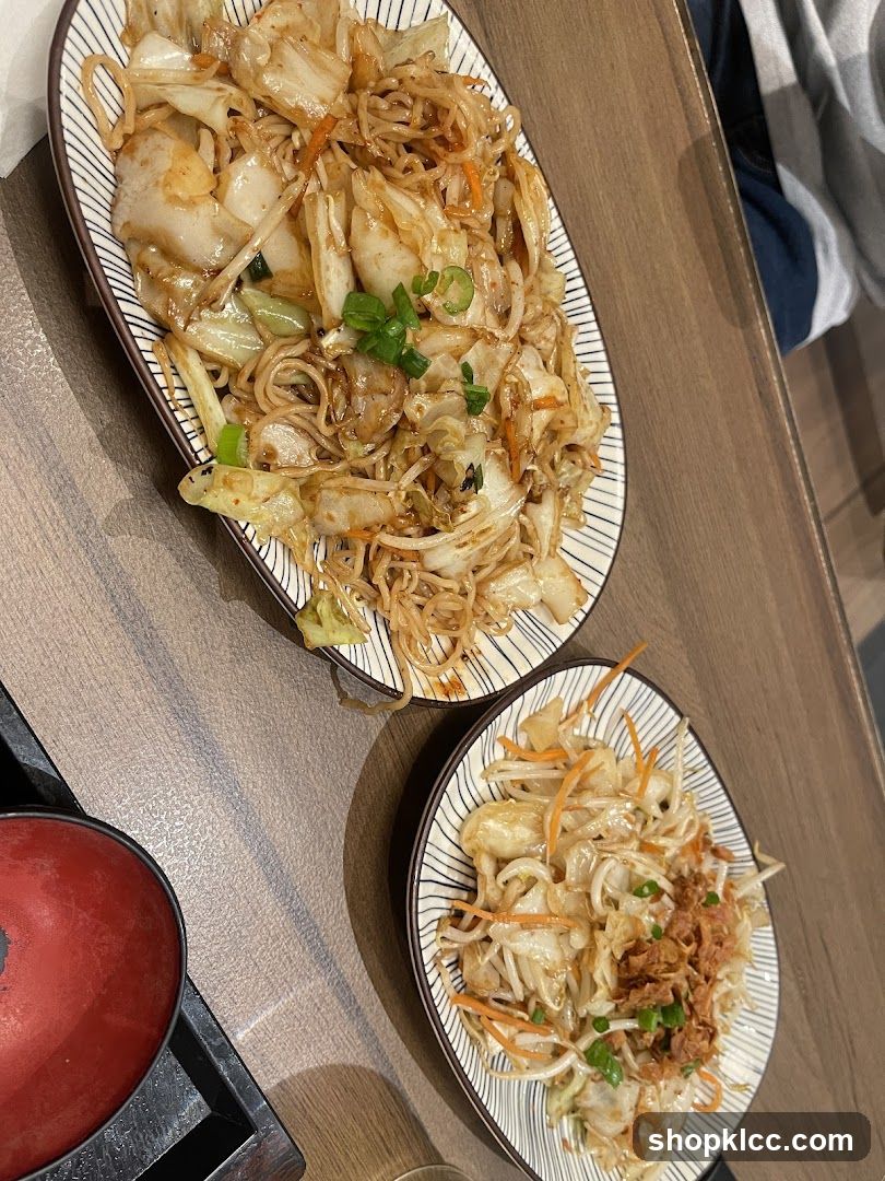 Noodles and Vegetables